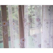 Lángfátyol Fehér Margaréta mintásJacquard Függöny 250 x 300 cm