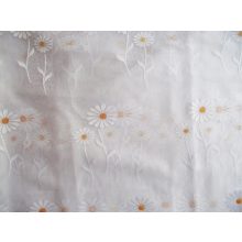 Lángfátyol Fehér Margaréta mintásJacquard Függöny 250 x 300 cm