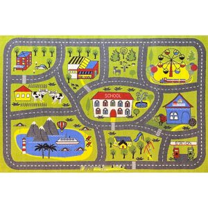 Bugri Ugróiskolás Rózsaszín Gyerekszőnyeg 80 x 150 cm