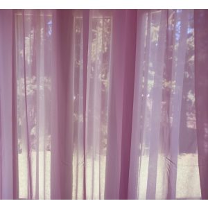 Barbara Rózsaszín Organza Készfüggöny 300 x 250 cm