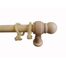 Emeline Fenyő duplasoros fa karnis szett 125cm