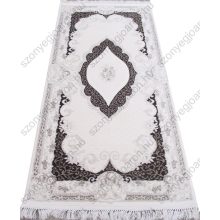 Marbella minőségi rojtos fehér szürke szőnyeg
