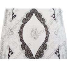 Marbella minőségi rojtos fehér szürke szőnyeg