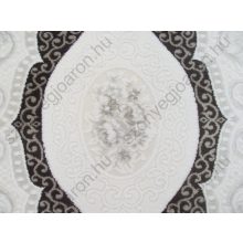 Marbella minőségi rojtos fehér szürke szőnyeg