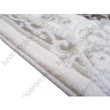 Marbella minőségi rojtos fehér szürke szőnyeg