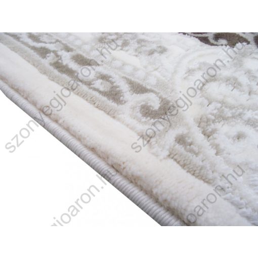 Marbella minőségi rojtos fehér szürke szőnyeg