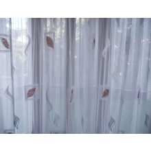 Tűzvirág Fehér Jacquard Függöny 250 x 300 cm