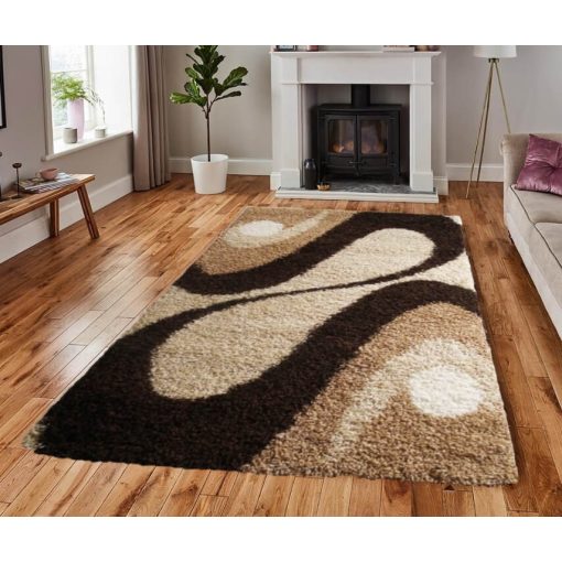 Bamboo Bézs arany Shaggy Szőnyeg 150x230