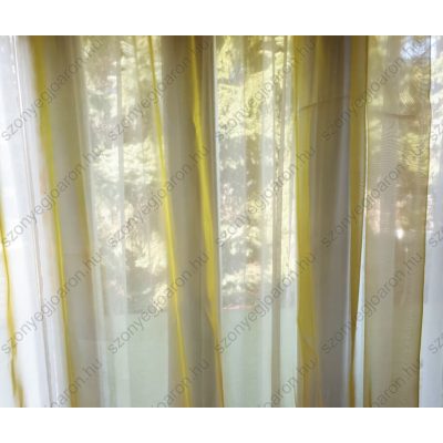 Lidi Arany Sárga Organza Készfüggöny 250 x 250 cm