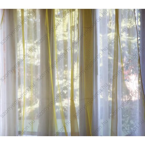 Lidi Arany Sárga Organza Készfüggöny 250 x 250 cm