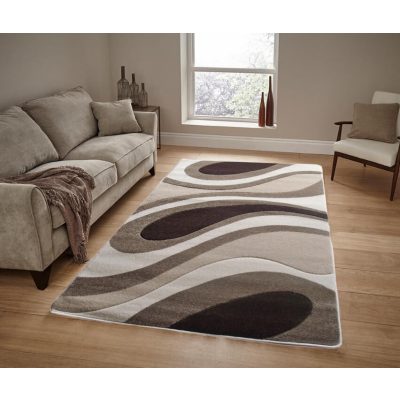 Erecske Domborított Bézs Szőnyeg 200 x 280 cm