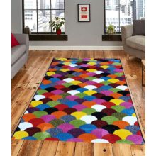 Dorilla Piros Fekete Szőnyeg 150 x 230 cm