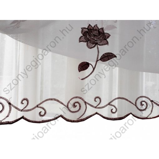 Gilda Fehér Virágos Organza Függöny 300 x 270 cm