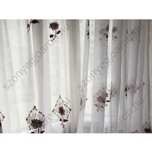 Gilda Fehér Virágos Organza Függöny 300 x 270 cm