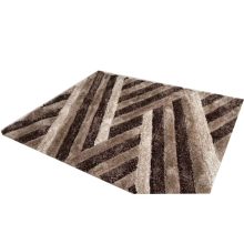 Perla Modern Luxus Shaggy Szőnyeg 120x170 cm barna bézs
