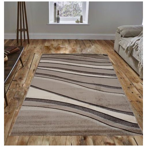 Dorotea Barna Krém Szürke Szőnyeg 200 x 300 cm