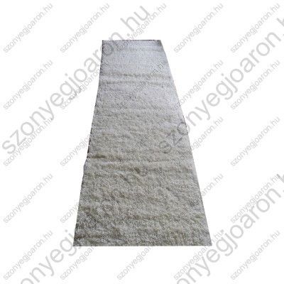 Loredana Fehér Shaggy Futószőnyeg 80 x 300 cm