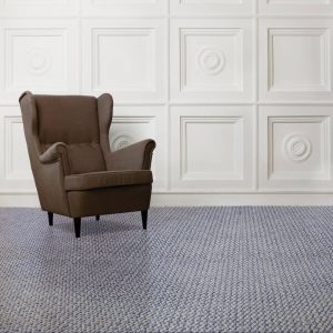 Clapton Modern padlószőnyeg 4 m széles szürke