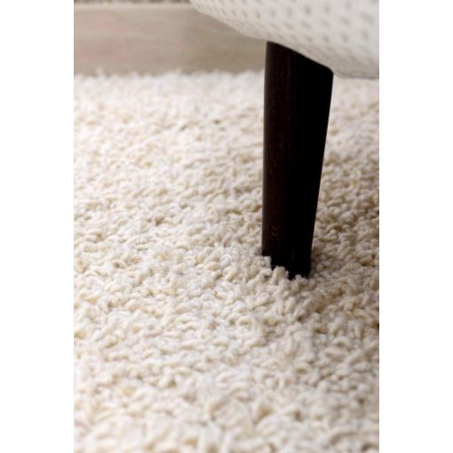 Campari Krém színű shaggy padlószőnyeg 4m széles