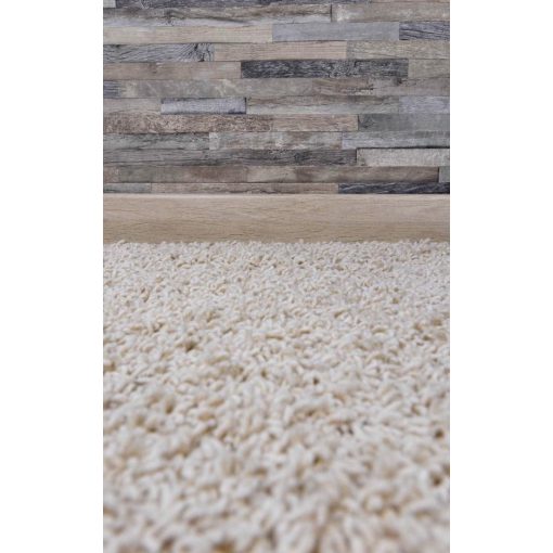 Campari Krém színű shaggy padlószőnyeg 4m széles