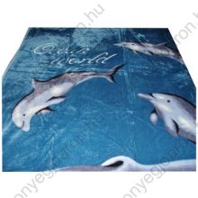 Don Kék delfines Ágytakaró Pléd 200 x 240 cm