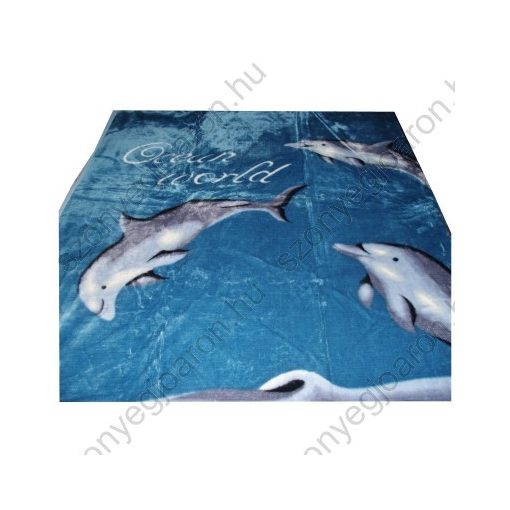 Don Kék delfines Ágytakaró Pléd 200 x 240 cm