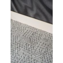 Kenya szürke modern padlószőnyeg 4 m széles