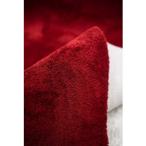 Lángvörös Shaggy padlószőnyeg 4 m széles