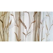 Bézs Organza kész Függöny Csíptetős +Bújtatós