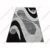 Atanázia Fekete Szürke Shaggy Szőnyeg 80 x 150 cm