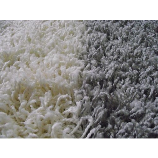 Atanázia Fekete Szürke Shaggy Szőnyeg 80 x 150 cm