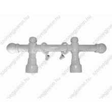 Emili Fehér Egysoros Fa Karnis Szett 150 cm