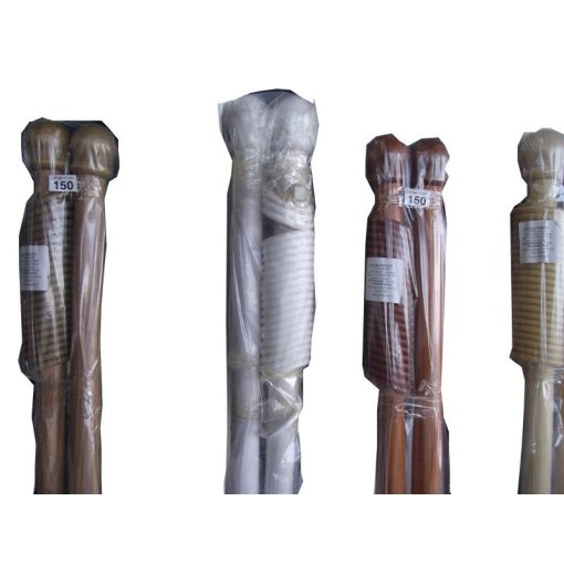 Emili Fehér Egysoros Fa Karnis Szett 150 cm