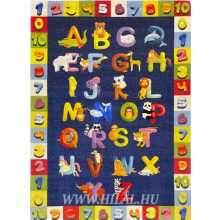 Vízipók Gyerekszőnyeg Színes ABC Mintás