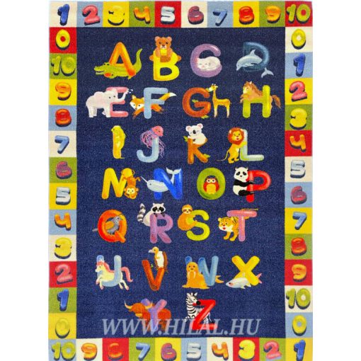 Vízipók Gyerekszőnyeg Színes ABC Mintás