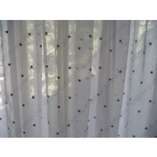 Csillag Fehér Organza kész Függöny 250 x 300 cm