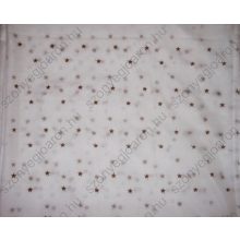 Csillag Fehér Organza kész Függöny 250 x 300 cm