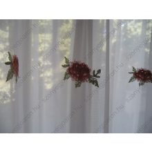 Melánia hímzett fehér organza függöny 250 x 300 cm