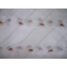 Melánia hímzett fehér organza függöny 250 x 300 cm