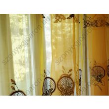 Jakarta Narancs Organza Függöny Csíptetős +Bújtatós