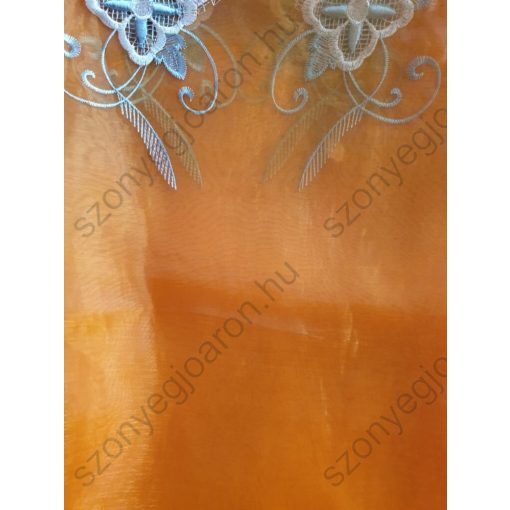 Jakarta Narancs Organza Függöny Csíptetős +Bújtatós