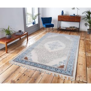 Kendari prémium kategóriás kék krém barna 150 x 230 cm szőnyeg