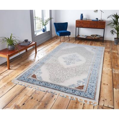 Kendari prémium kategóriás kék krém barna 150 x 230 cm szőnyeg
