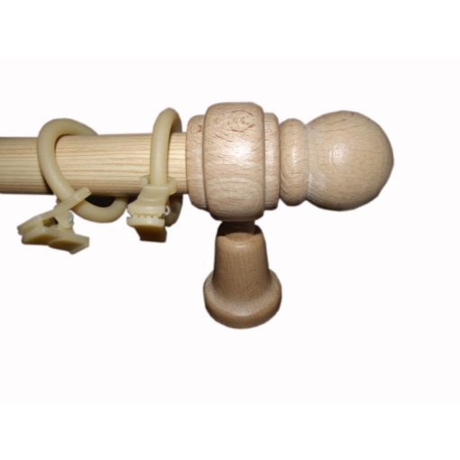 Claudine Fenyő egysoros fa karnis szett  125cm