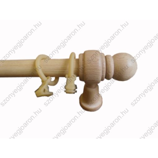 Claudine Fenyő egysoros fa karnis szett  125cm