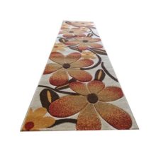 Graciella Fehér Narancs Nyírt Futó Szőnyeg 80 x 300 cm