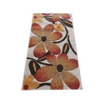 Graciella Fehér Narancs Nyírt Futó Szőnyeg 80 x 300 cm
