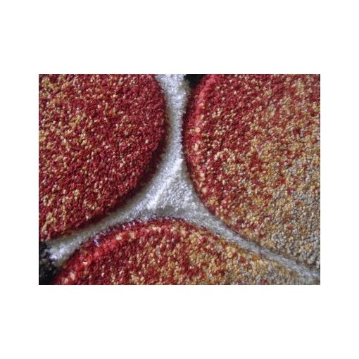 Graciella Fehér Narancs Nyírt Futó Szőnyeg 80 x 300 cm