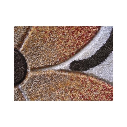 Graciella Fehér Narancs Nyírt Futó Szőnyeg 80 x 300 cm