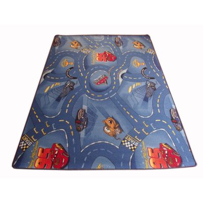 Rally Autóverseny-pálya gyerekszőnyeg 200 x 200 cm